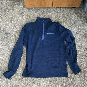 Vineyard Vines Blue Quarter-Zip Pullover